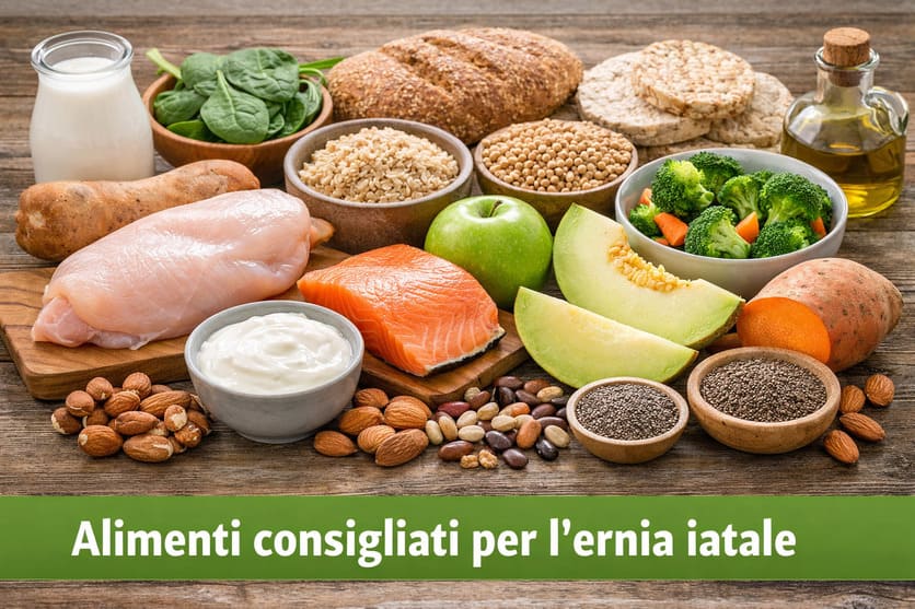 alimenti consigliati per ernia iatale