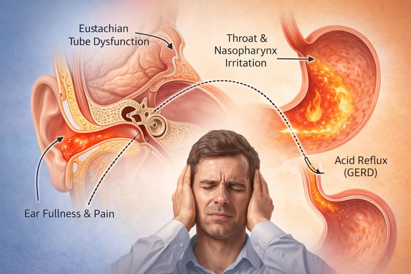 orecchie tappate e reflusso gastroesofageo