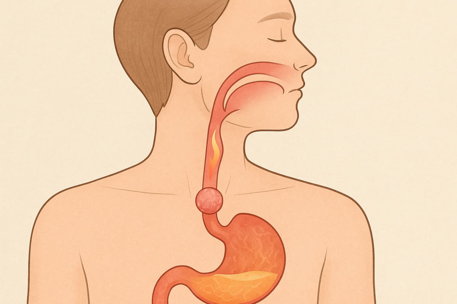 reflusso gastroesofageo sintomi nodo gola